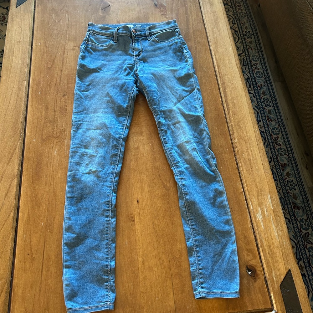 Old Navy Light Blue Ballerina Jeggings Skinny Jeans For Girls